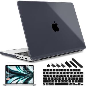 May Chen Compatible with M4 MacBook Pro 16 inch A3403 Max A3186, M3 A2991 M2 A2780 M1 A2485 Pro Max 2024-2021 Release,Plastic Hard Shell Case with Keyboard Cover & Screen Protector, BA