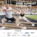 Modvel Compression Knee Brace for Women & Men, 2-Pack Knee Brace for Running Knee Pain, Knee Support Compression Sleeve, Workout Sports Knee Braces for Meniscus Tear, ACL & Arthritis Pain Relief