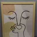Framed Bathroom Artwork for Spacious Bathroom Wall Decor - 16" x 20" Inch (Beige)