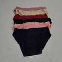 Caterlove Women's Seamless Underwear No Show Stretch Bikini Panties Silky Invisible Hipster 6 Pack, Size: XS