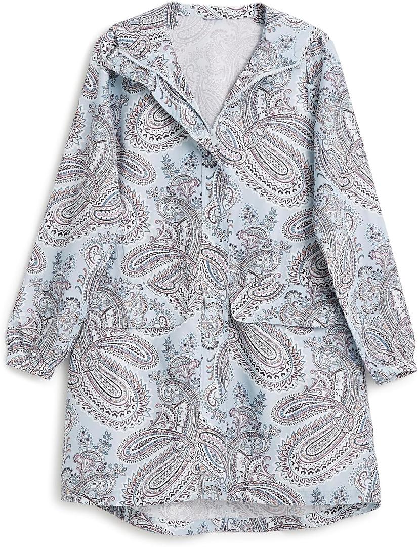 Vera Bradley Women's Packable Water Resistant Raincoat (Extended Size Range) (3X-Large)