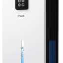 Dehumidifier, Dehumidifiers for Home, 98 OZ Water Tank, (1000 sq.ft) Quiet Dehumidifier for Basement, Bedroom, Bathroom with Humidity Display, Auto Shut Off, Relaxing 7 Color Ambient Light(White)