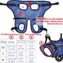 Adjustable Small Dog Wheelchair for Back Legs, Upgraded 5.5in Textured Wheel, Disabled Pets, Leg Brace, Mobility Aid for Small Pets, Hind Limb Rehabilitation, Older, Disabled (SChest 13.4-17.7in)
