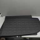 powoq Cargo Liner Compatible with 2020-2025 Hyundai Palisade Backrest Mat TPE Behind 3rd Row Replacement for 2020 2021 2022 2023 2024 2025 Hyundai Palisade Accessories (Trunk Mat with Backrest Mat)