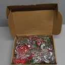 2 Pcs 9 Mini Fall Wreath for Cabinet Orange Flowers Artificial Wheat Autumn Small Wreath for Thanksgiving Vintage Village Farmhouse Window Fireplace Table Centerpieces Home Wall Decor