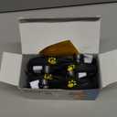 QUMY Dog Shoes for Large Dogs, Medium Dog Boots & Paw Protectors for Winter Snowy Day, Summer Hot Pavement, Water-Resistant in Rainy Weather, Outdoor Walking, Indoor Hardfloors Skid-Resistant Sole (Size 7: 2.8''x3.2"(W*L) (Pack of 4))