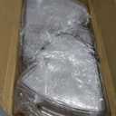 Lazy Susan Cabinet Organizer Bins for 26"/ 28"/ 32" Diameter Corner Organizer, Plastic Cabinet Storage Bin, 1/8 Wedge - Food Safe, BPA Free, with Non-Slip Pads (for 26" Diameter, 8 Pack)