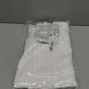 Homaxy 100% Cotton Waffle Weave Kitchen Dish Cloths, Ultra Soft Absorbent Quick Drying Dish Towels, 12 x 12 Inches, 6-Pack, White