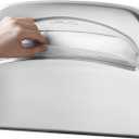 Toilet Seat Cover Dispenser Wall Mount Commercial, Half Fold Toilet Seat Cover Dispenser, 304 Stainless Steel, 16-Inch