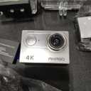 AKASO EK7000 4K30fps Action Camera with 64GB MicroSDXC U3 Memory Card Accessories Kit Bundle Ultra HD 131FT Waterproof Underwater Camera EIS WiFi Remote Control 4X Zoom, Black