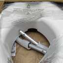 5" Toilet Seat Riser Supports 300lbs Raised Toilet Seat with Removable Padded Arms for Seniors, Pregnant, Handicap(N1FYT14-AZ)
