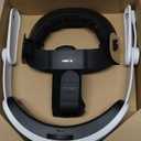 KIWI design K4 Boost Battery Head Strap for Meta Oculus Quest 3/3S, Adjustable VR Headband Accessories with Dual Charge, Extend Playtime & Reduce Facial Stress