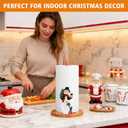 Christmas Paper Towel Holder - Snowman Winter Xmas Kitchen Countertop Bathroom Decor - Xmas Gifts for Women, 3D Cute Decorations