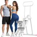 HXD-ERGO Stair Stepper for Home, New Version 6 Adjustable Resistance Vertical Climber Cardio Exercise Machine, Folding Stair Climber for Full Body Workout with Adjustable Handlebar