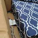 4 Pcs Navy Blue Outdoor pIllow decoration 18.5x16x3 inch