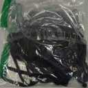 Sexy Lingerie Set 3 Piece Bra Panties and Garter Sets with Suspenders Lace Push Up Embroidery Strap Nightwear Top Black (Large)