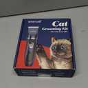 oneisall Quiet Cat Clippers for Matted & Long Hair, 2-Speed Cordless Pet Shaver Grooming Kit for Cats, Small Dogs & Animals (Blue)