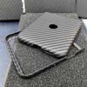 Ultra Slim Case for Motorola Razr Ultra 2025, Made of Real Aramid Fiber, Soft Touch, Tough Durable Carbon Bumper Black