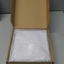 HELPLEX 2 Pack 6x6 Acrylic Picture Frames, 24mm Thicker Square Frameless Clear Frame Double Sided Magnetic Frame, Free Standing Desktop Display Stand