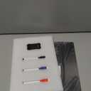 Magnetic Fridge White Board Paper, 8" x 12" 2 Pack Small Dry Erase Board Sheet for Organizer and Planner, Kitchen Refrigerator Whiteboard for Family to-do List, Includes Markers and Eraser