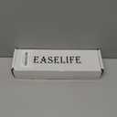 EaseLife 10" Sliding Barn Door Pull Handle with Flush Hardware Set, Double Sided, Heavy Duty, Square, Matte Black Powder Coated Finish, Easy Install