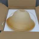 Antique Glass Lamp Shade for Floor lamp, Alabaster Torchiere Lamp Shade Replacement, Floor Lamp Replacement Parts (Antique, 12'')