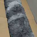 TWINNIS Super Soft Shaggy Rugs Fluffy Carpets, 6x9 Feet, Indoor Modern Plush Area Rugs for Living, Bed Room Kids Room Nursery Home Decor, Upgrade Anti-Skid Rectangular Fuzzy Rug, Black Grey