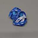 Moon Boat Shark Silicone Bracelets Bulk, Under the Sea Blue and White Ocean Rubber Wristbands Party Favors