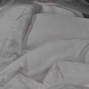 Cotton Duvet Cover Set, 100% Washed Cotton, Linen Like Textured, Breathable Durable Comfy Farmhouse Neutral Bedding Set, 3 Pieces, White