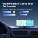 9.26" Carplay Screen for Car, Wireless Portable Car Play Screen for Apple CarPlay & Android Auto, OTA Updates, Backup Camera, Bluetooth 5.0, Mirror Link, Voice Control, GPS Navigation, FM