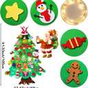 2 x TOBEHIGHER Felt Christmas Tree - 3.4 FT Toddler Christmas Tree for Kids with 35 Ornaments, DIY Xmas Gifts for Kids, Wall Hanging Christmas Decorations, Wall Tree