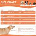 ASENKU Dog Cone Collar, Soft Adjustable Cone for Dogs to Stop Licking, Lightweight Recovery Dog Cone After Surgery, Pet E-Collar for Small, Medium & Large Dogs(Orange, M)
