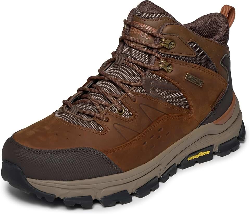 Skechers Men's USA Torson - Callister Mid Moc Toe Lace Up waterproof Boot Size 11
