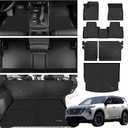 Floor Mats & Cargo Liner for 2021-2025 Nissan Rogue with Backrest Mat S/SV/SL/Platinum (NOT for Sport) All Weather TPE Protection Floor Liners Full Set with Trunk Mat for 2025 Nissan Rogue Accessories