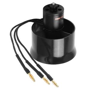 Oumefar EDF Ducted Fan Set 30mm EDF 6 Blades Ducted Fan Brushless Motor with QF161114000KV 24S Brushless Motor for RC Airplane Modeling Accessories