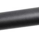 iDesign Cameo Metal Tension Curtain Rod for Bathtub, Shower Stall, Closet, Doorway, Expandable 50-87, Matte Black