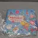 JoyCat Alphabet Water Coloring Book for Toddlers 3-5, Reusable 14 Activity Pages with Water Pen for No-Mess Drawing, Preschool Alphabet Learning Letter Tracing Toys, Toddler Boys Girls