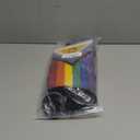 ZXvZYT Pride Rainbow Flag Banner New Intersex Progress Desk Flag Set Small Mini Gay LGBTQ Office Table Stick Flags with 12" Solid Pole Black Stand Base Decorations (12 Pack)