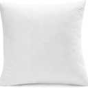 SNUG&COZY Luxury Goose Down Feather Pillow Inserts - 28x28IN, Double Layered Down-Proof Design, Ultra-Soft Cover, High Fill Weight, Pack of 1, White