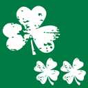 St Patricks Day Shirt for Women Lucky Shamrock T-Shirt Long Sleeve Irish Clover Heart Tee Top (XL)
