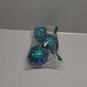 Briful 3.93'' Christmas Ball Ornaments Xmas Tree Decorations, Elegant Peacock Blue Christmas Ornaments for Home Decor Indoor Garland Holidays  Set of 3 Unique Designs