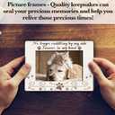 Cat Memorial Picture Frame, Forever In My Heart Photo Frame, Remembrance Gifts For Cat Lover Cat Mom, Loss of Cat Sympathy Decor Gift, Cat Passing Away Gift, Home Office Memorial Frame With Stand -14