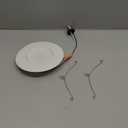 Amico 1 Pack 6 Inch Retrofit Eyeball Gimbal Can Lights, Adjustable Eyeball Directional 5CCT LED Recessed Lights, Dimmable, 2700K/ 3000K/ 3500K/ 4000K/ 5000K Selectable, 7W 650LM, ETL&FCC