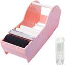 WELSTIK Water Activated Gummed Kraft Paper Tape Packaging Dispenser 3 Inch for Shipping, Carton and Box Sealing, Pink