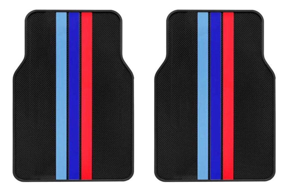 2Pcs Front All Weather Car Floor Mats Rubber Heavy Duty Odorless Fit For BMW Floor Mats Universal