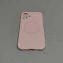 Miracase Magnetic for iPhone 16 Plus Case, [Soft Anti-Scratch Microfiber Lining], Compatible with MagSafe, Liquid Silicone Shockproof Drop Protection Phone Case for 16 Plus,Sand Pink