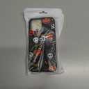 2 x Case for iPhone 13 Pro Max with Halloween Ghost Pumpkin Designed for iPhone 13 Pro Max Case,Black Matte Soft Slim Fit TPU Anti-Scratch Shockproof Protective Phone Cover 6.7 inch (pumpkin spider web)