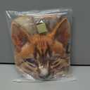 Valpeak 3D Cat Mask, Cat Headband, and Funny Cat Socks with cat Tails (Orange Cat Three-piece)
