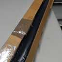 Ivilon Drapery Window Curtain Rod - End Cap Style Design 1 Inch Pole. 72 to 144 Inch Color Black