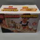 Lehoo Castle Wooden Play Food Sets, Play Hamburger Counter Shop, Toy Food for Toddlers, Play Food Sets for Kids Kitchen, Fake Food Pretend Play for Toddlers 3-5